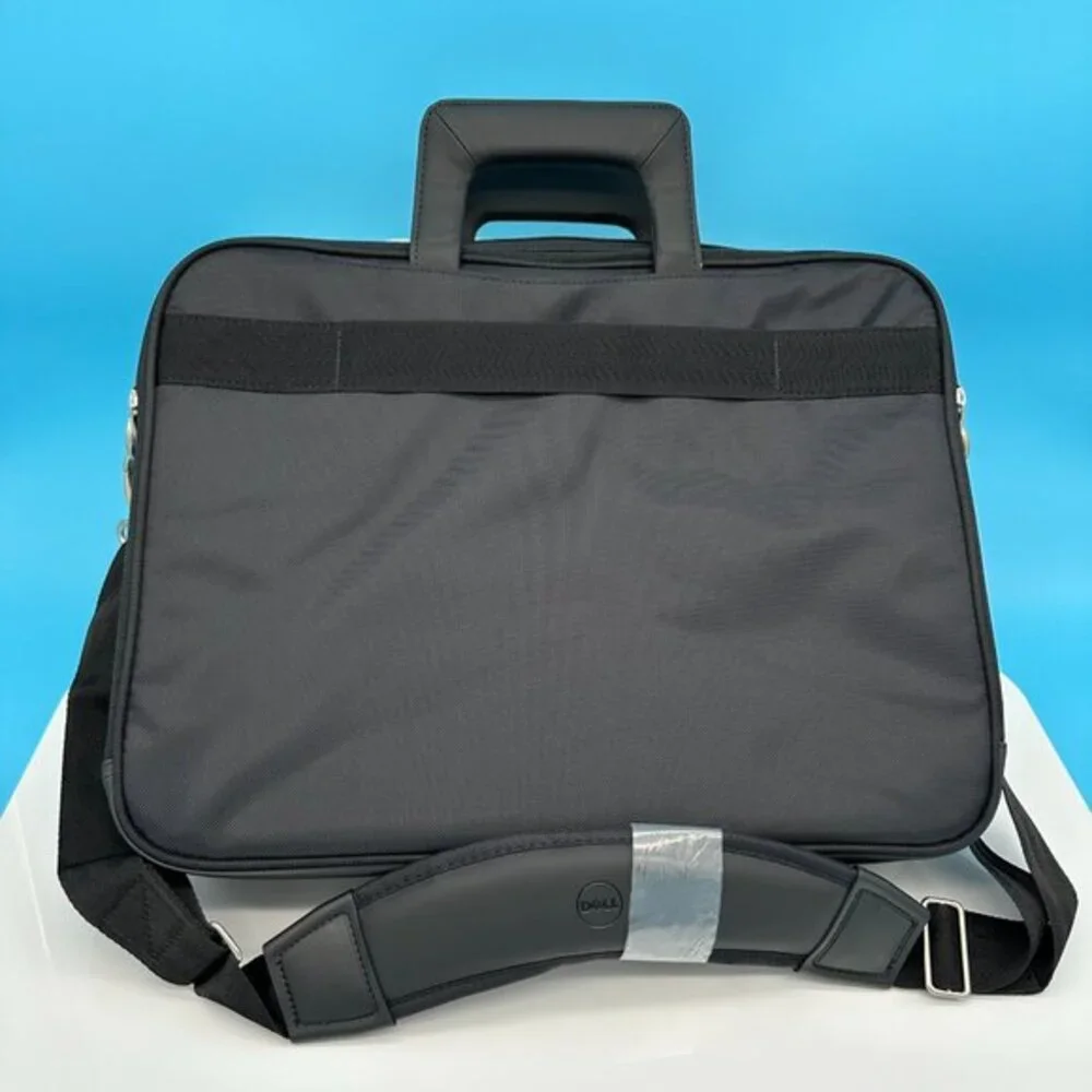Genuine Dell Black‎ Nylon Notebook Bag with Shoulder Strap-Fits 16
